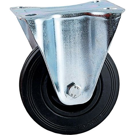 Avl 508823O Ruota Fissa Nera Diametro 125 mm