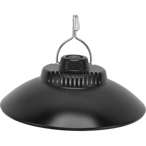 Wiederaufladbare LED-Zeltlampe über USB, tragbare Campinglaterne mit 2 Modi und Haken, ideal für Stromausfälle im Freien. (1/5)