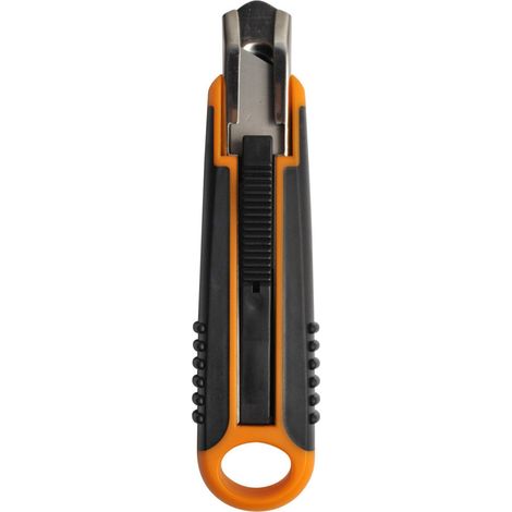Cutter de Sécurité 18 mm Fiskars - Lame rétractable et corps anti-dérapant (1/5)