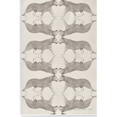 Papier peint Animaux Argenté Shamal Montecolino (1/2)