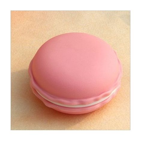 Tragbare Mini-Pillendose, runde Aufbewahrungsbox, Reise-Schmuckkästchen (Rosa) (1/5)