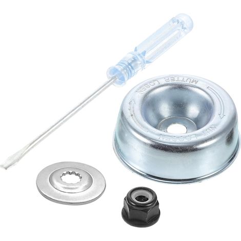 Kit D'adaptateurs de Lame en Fer Argenté pour Tondeuse à Gazon Modèles 120 200 250 56r 80, Facile à Installer, Résistant la Déformation, Pêche et L'élevage (1/5)