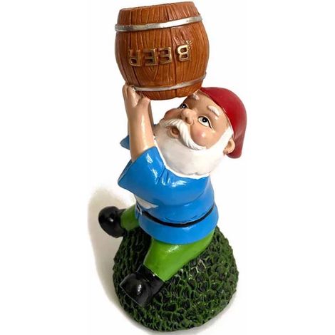 Nain De Jardin - Statue Extérieure En Résine Pour Jardin Patio Arrière-Cour - 1 Pièce (1/5)