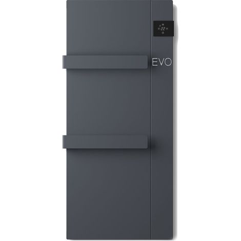 ONSEN EVO Radiateur électrique de salle de bain, 400x900mm, 1000 W, anthracite (1/4)