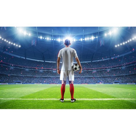 Papier peint panoramique Football - Joueur de Foot - 130 cm x 79 cm (1/2)