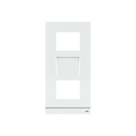 Platine 1/3 audio/vidéo blanc 2TMA130160W0002 ABB 41383CF-W