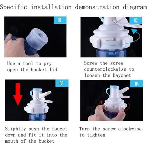 Lot de 4 Valves de Distribution D', Valve de Distribution de Carafe D' Bouchon de Bouteille D' Bec (1/5)