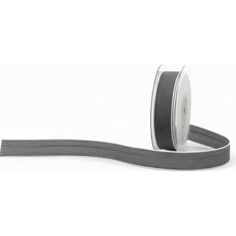 Arpimex Nastro Nancy Grigio Opaco Rifiniture Bianche 16 mm 20 mt (1/4)