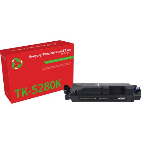 Remanufacturado Everyday Tóner Everyday™ Negro remanufacturado de Xerox es compatible con Kyocera TK-5280K, Capacidad estándar (1/2)