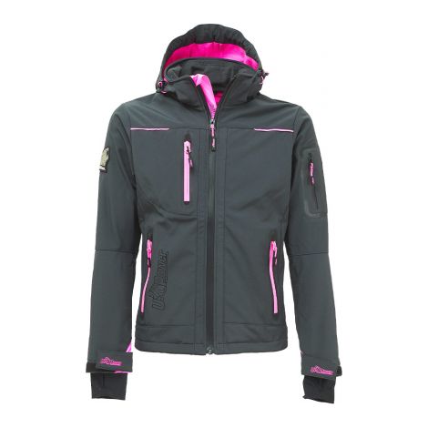 Veste de travail SPACE LADY Grey Fucsia Taille XL UPOWER (1/4)