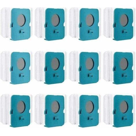 12 Pièces Sac à Poussière Clean Station pour Samsung Bespoke Jet VCA ADB95,VS20A95923W, Sacs de Rechange pour Aspirateur, Sacs d'Aspirateur, Accessoires pour Aspirateurs (1/4)