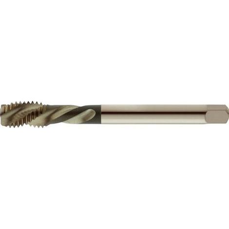 Macho de roscar de roscar mecánico para agujero ciego, rosca métrica a izquierda - izquierda, sin revestimiento, DIN 376 B, rosca M16, paso 2,0 mm, longitud. total : 110 mm, cola Ø 12,0 mm (1/5)
