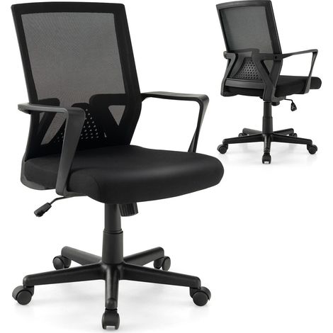 Ergonomic Desk Chair Mesh Computer Chair Swivel Mesh Task Chair Lumbar Support (1/5)