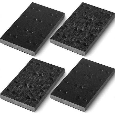 Lot de 4 plateaux de ponçage en mousse noire souple pour ponceuse RS400 LS130 (1/5)