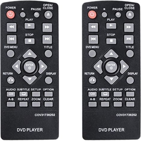 2X Télécommande pour LG DVD Player COV31736202 pour DP132NU DP132 (1/4)