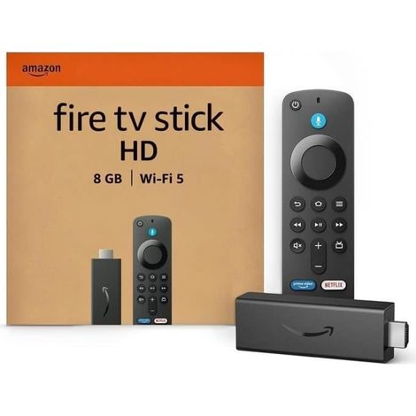 Fire TV Stick HD - AMAZON - Alexa Sprachfernbedienung - Full HD Streaming - Schwarz - 1080p (1/5)
