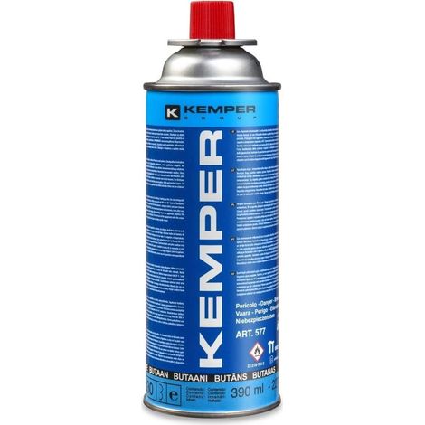 CARTUCCIA BOMBOLA GAS CON VALVOLA 227 GR KEMPER SRL