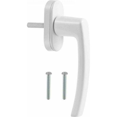 1 Griff für PVC-Fenster und -Türen, weiß