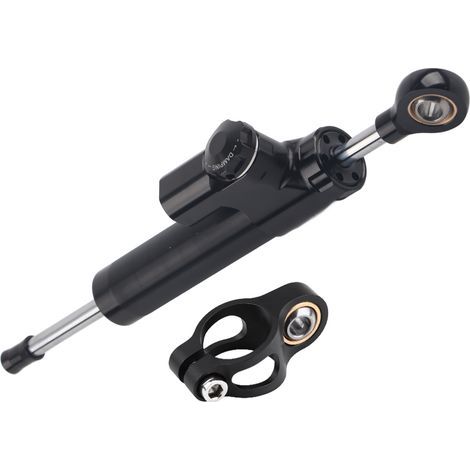 Linearer Lenkungsdämpfer für Motorräder, leicht, einstellbar, aus oxidationsbeständigem Aluminium, für Straßenmotorräder, passend für die meisten Motorräder