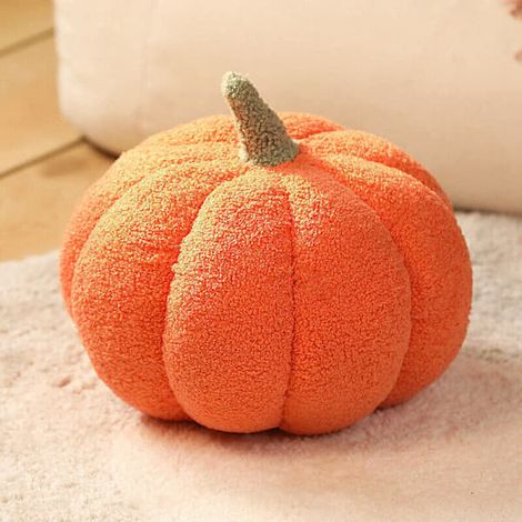 Coussin Citrouille Doux Peluche Citrouille Jouet Coussin Canapé Décoration Halloween Cadeaux orange 30cm orange orange 30cm - couleur, taille (1/5)