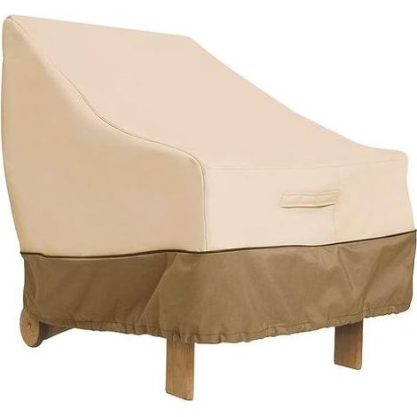 Housse de Protection pour Fauteuil Exterieur Jardin, pour Chaise Tissu Oxford 210D Etranche (80x85 x 91,5 cm) (1/5)
