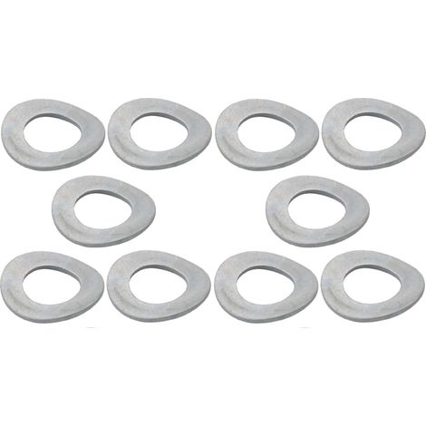 10x Rondelle élastique ondulée rondelle frein en acier à ressorts zingué DIN 137B Blocage Fixation Vis Boulon Quincaillerie Vibration, M12x24x1,2mm (1/2)