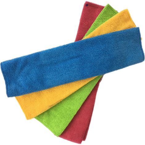 Panno microfibra multiuso 35x40cm 4 colori migliore sul mercato kit 4 pezzi STI