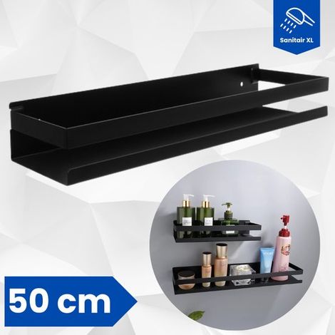 Le fabricant propose des étagères de rangement murales sans perçage pour la cuisine, des étagères à épices et d'autres étagères de rangement pour produits ménagers comme l'huile, le sel, la sauce (1/5)