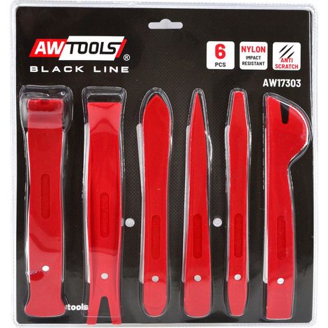 Awtools zestaw ściągaczy do tapicerki nylon  6cz.