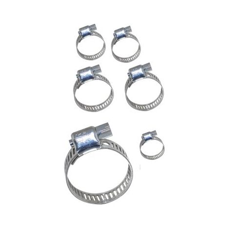 BOUTTE - Assortiment colliers de serrage x6