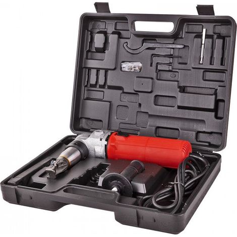 Dema – Grignoteuse à tôle électrique 625W – Capacité de coupe 4 mm acier – Tête rotative 360° – Pour travaux professionnels