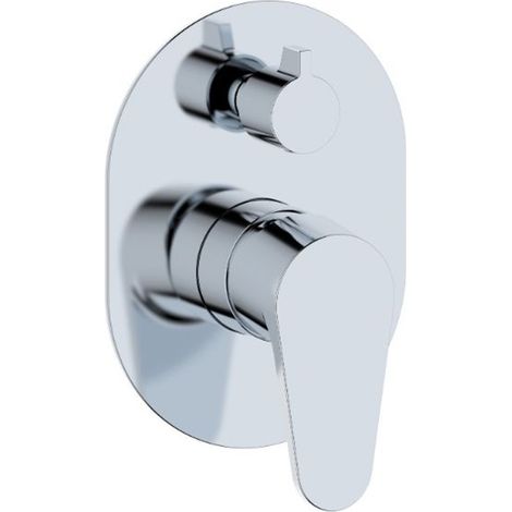 Miscelatore doccia incasso con deviatore Ø40 mm – Montreal  Tecom
