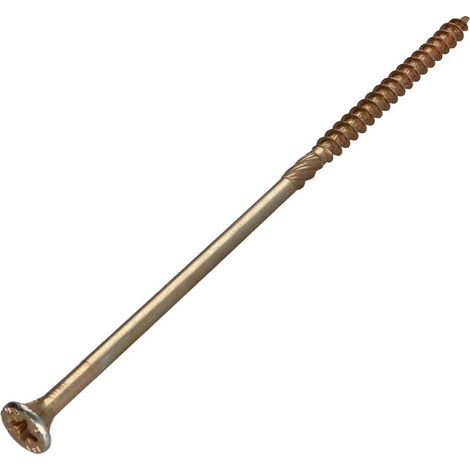 VBA3 Tête fraisée Pozi 6X160 Filetage partiel Bichromaté-1 pièce