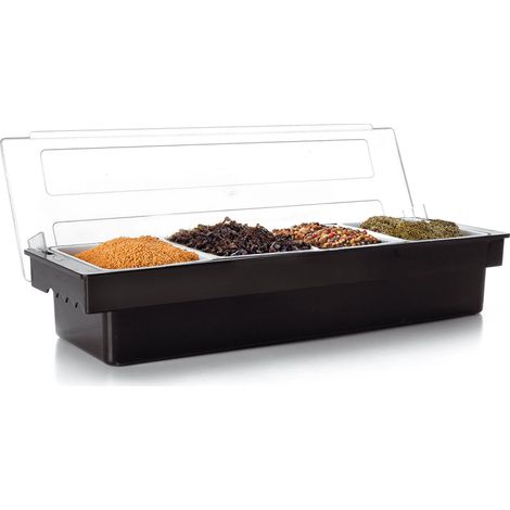 Paderno Lacor Boîte à condiments transparente 750 ml