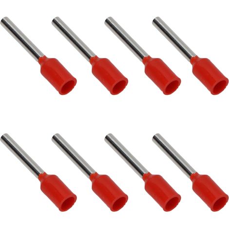 Connecteur électrique embout isolé 1000 pièces, cosse à piquer cuivre PVC, borne pré-isolée pour éclairage et transport, type E1012 (1/5)