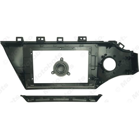 Versatile frame for 2017 Kia K2 Android large-screen navigation panel, left side glossy black 10.1-inch. (1/4)