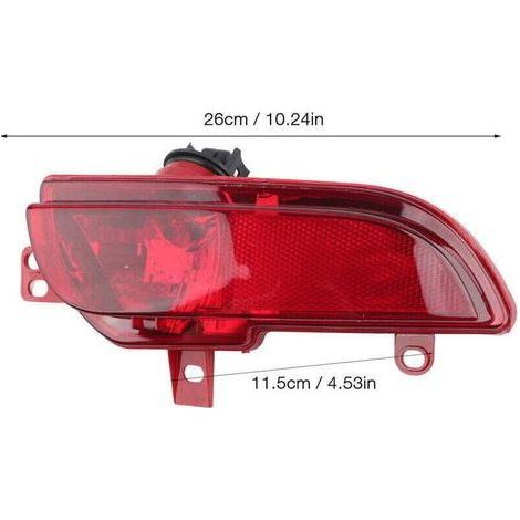 Faro fendinebbia posteriore sinistro per Peugeot 206+ 2009-2012 – ABS resistente alle intemperie – Elevata luminosità per scarsa visibilità – 6350HA (1/4)