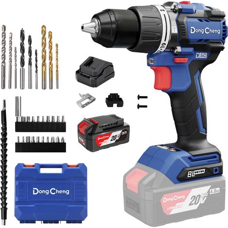 Perceuse à Percussion Sans Fil 90 Nm 20V, 1×4,0 Ah, Anti-Rebond (1/5)