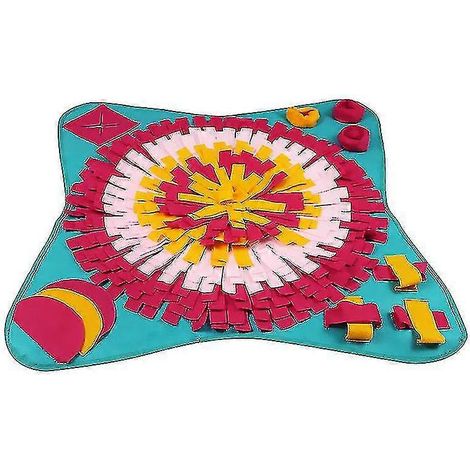 Tapis de fouille pour chiens, jeu d'alimentation interactif avec ventouses en forme de tournesol (1/5)