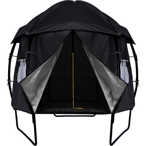 Aga Trampolin Outdoor Zelt EXCLUSIVE 250 cm (8 ft) Schwarz
