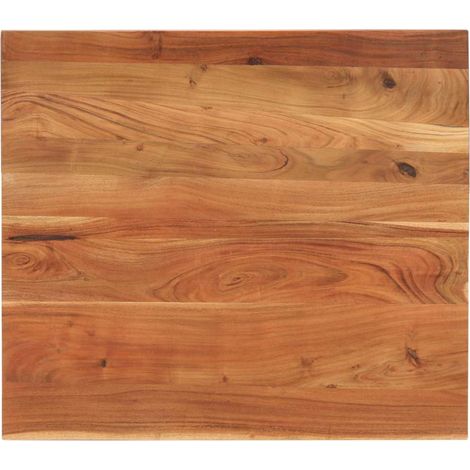 Tischplatte 90x80x2,5 cm Rechteckig Massivholz Akazie