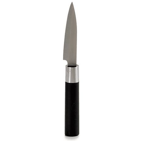 Cuchillo verduras pelador acero inoxidable 21 cm Negro (1/4)