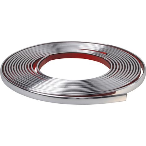 Tiras cromadas flexibles Tira cromada de 12 mm (1/4)