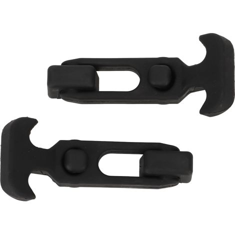 Lot de 2 loquets de glacière flexibles avec poignée en T et fermeture à tirette en caoutchouc pour glacière, bateau, boîte à outils ou véhicule tout-terrain. (1/5)