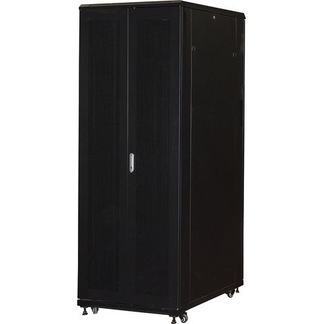 Armadi rack Link ARMADIO RACK 19" 42U (A)2055, (L)800, (P)1000 PORTA TRAFORATA COLORE NERO CON GUIDACAVI LATERALE DA ASSEMBLARE