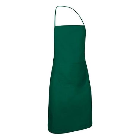 Delantal largo multiusos VALENTO Chef Verde Botella 87 x 60 cm
