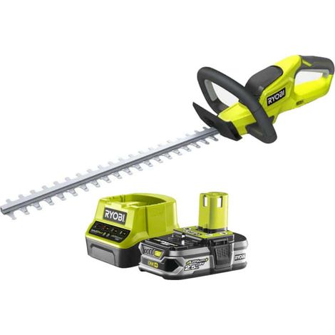 Confezione RYOBI Hedge Trimmer 18V OnePlus OHT1845 - 1 batteria 2.5Ah - 1 caricatore veloce RC18120-125