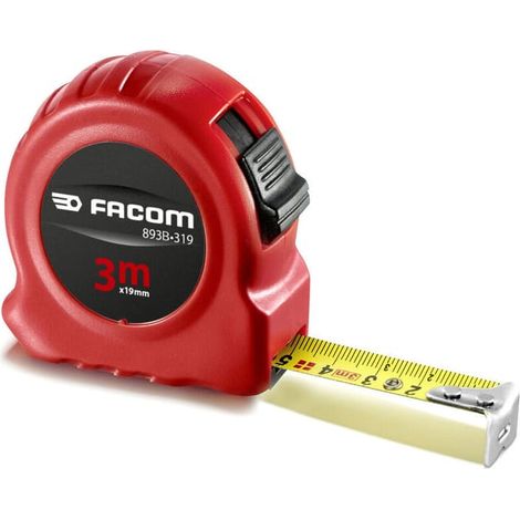 Ruban à mesurer double décamètre en fibre de verre, 20 mètres, outil de mesure résistant et flexible, idéal pour chantier et usage professionnel.