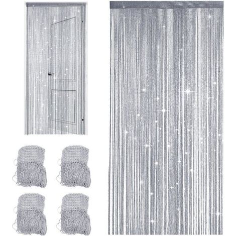 Rideau cloison-4, -Pour entrée décoration mariage fête-Convient pour séparation espace Aucunely (1/5)