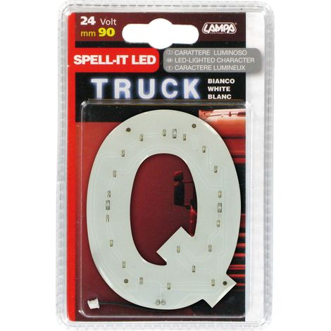Spell-It Led, 90 mm, 24V - Bianco - Q